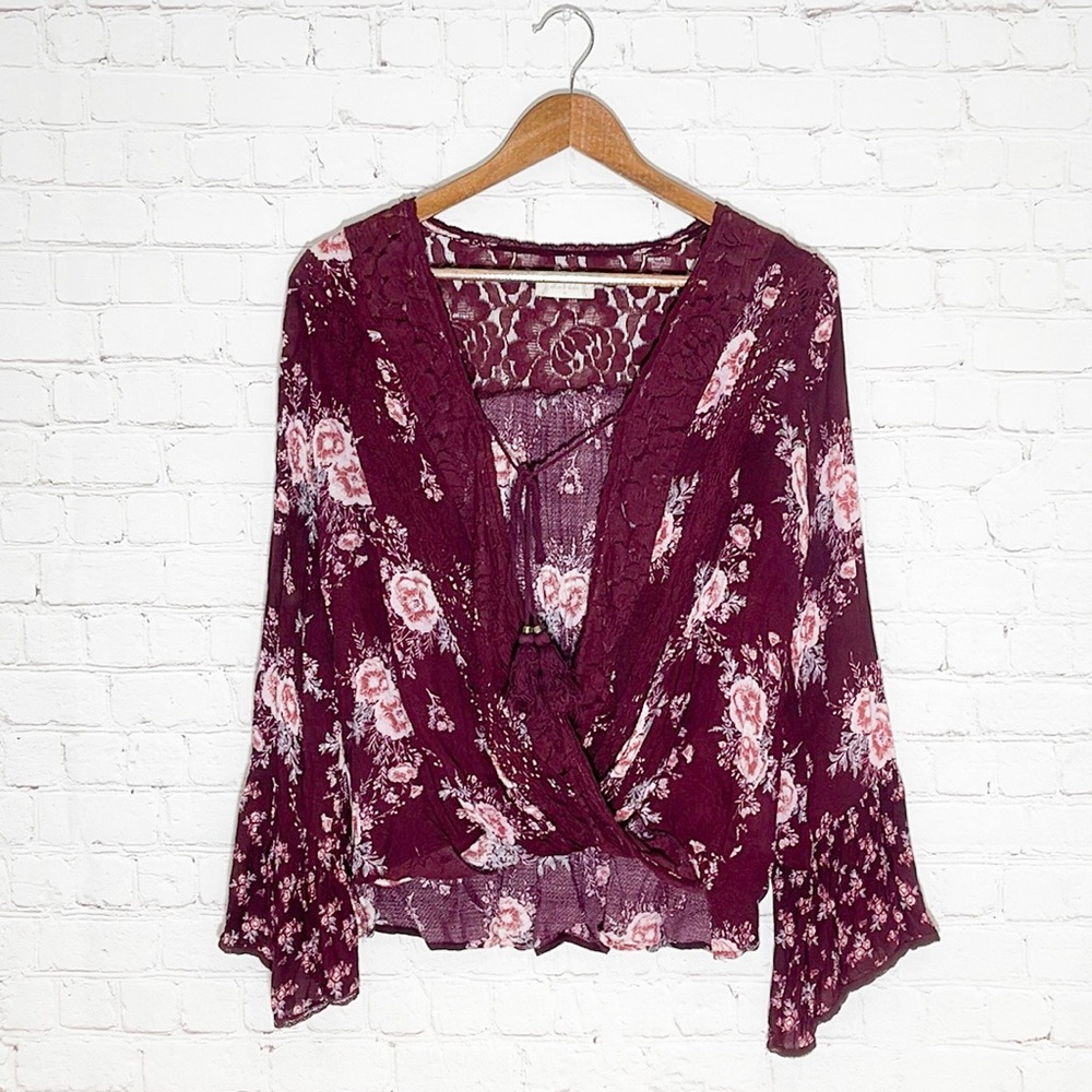 Burgundy Altar’d State Blouse